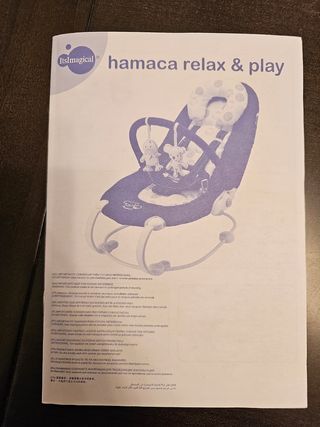 Hamaca bebé Relax & Play. 
Marca: ItsImagical
