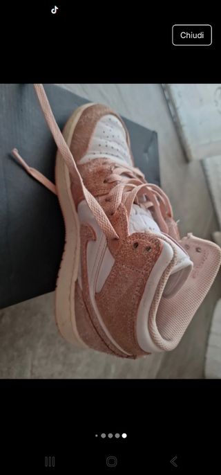 Jordan rosa e bianche