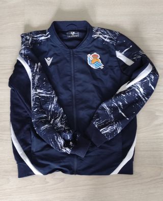 Chaqueta Macron Real Sociedad Talla XS JR