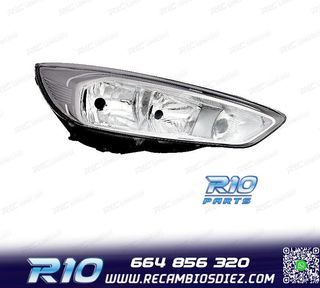 FARO DCH PARA FORD FOCUS 14-18 FONDO CROMO