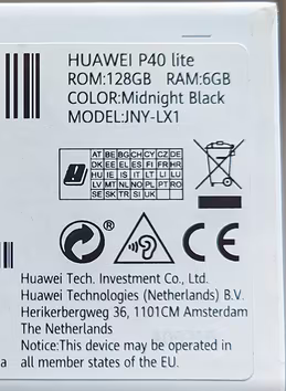 Huawei P40 Lite Smartphone