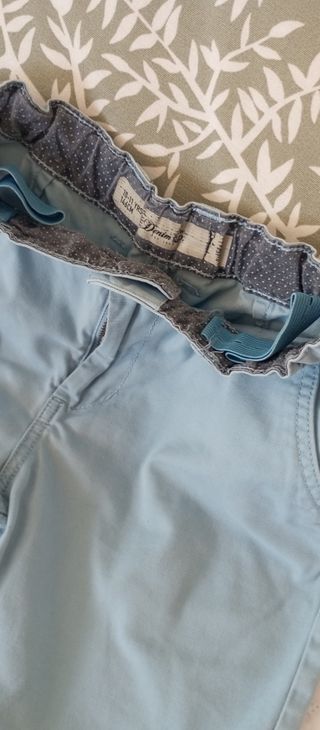 Pantalón corto niño azul