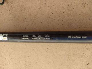 Pareja de cañas de surf casting HM 40
