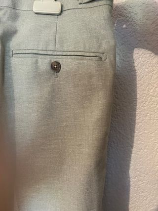Traje JVZ hombre talla M color gris menta