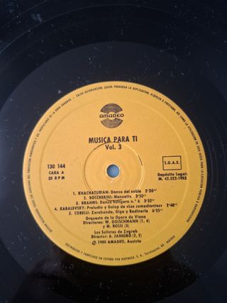 Vinilo Música Clásica Vol. 3