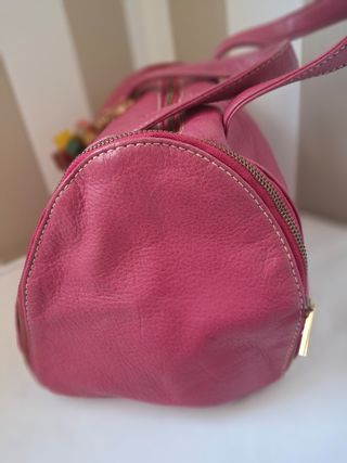 Bolso Purificación García Piel Rosa