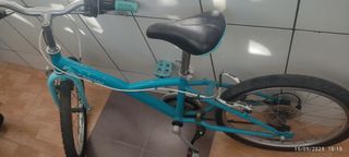 Bicicleta infantil B'TWIN color azul