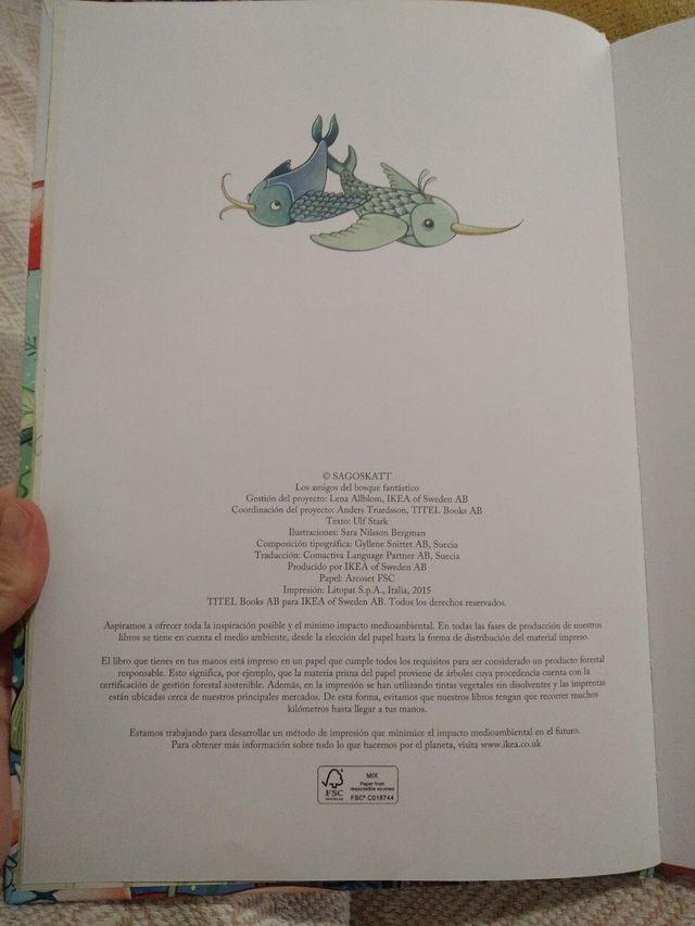 Los amigos del bosque fantástico. Libro Ikea