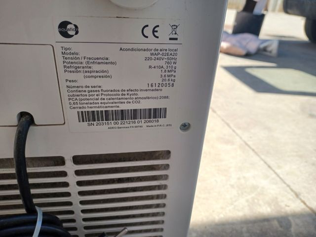 Aire Acondicionado Equation Blanco