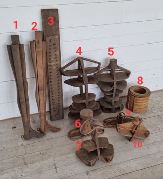 Manichino vintage in legno