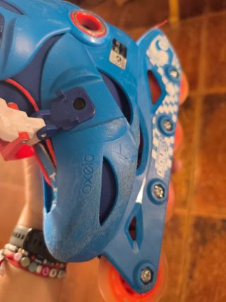 Patines en línea ajustables azules