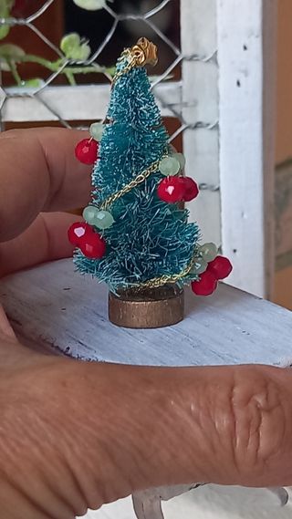 Alberello di Natale per casa delle bambole