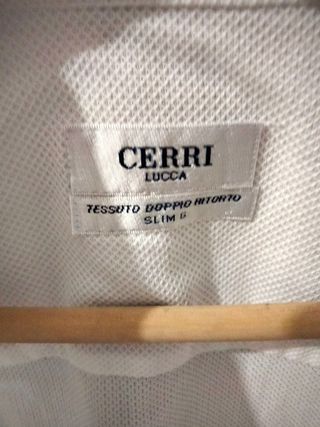 Camicia slim CERRI bianca