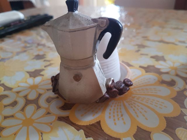 Porta bicchieri caffettiera