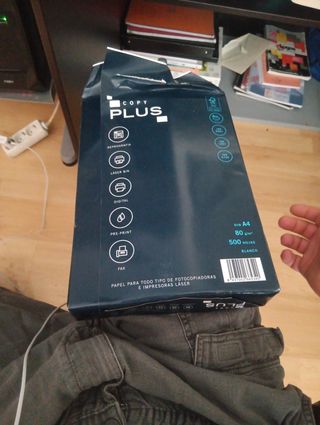 Papel Copy Plus DIN A4 80g 500 hojas