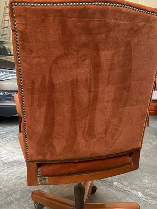 Sillón de oficina vintage terciopelo