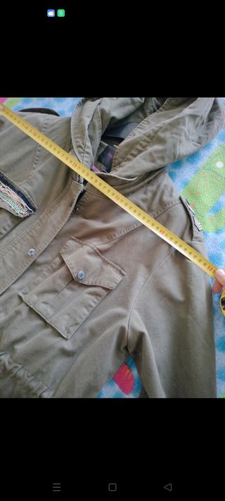 Parka donna verde militare