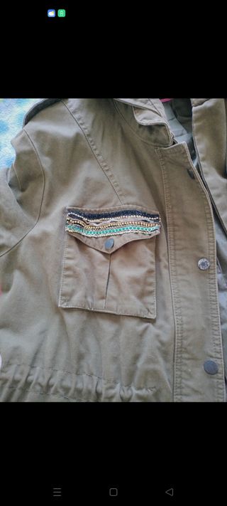 Parka donna verde militare