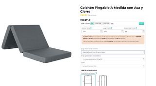 Colchón Plegable 135x190x10