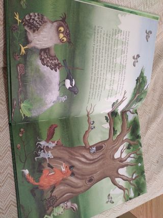 Libro de cuentos El búho se va de vacaciones.