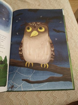 Libro de cuentos El búho se va de vacaciones.