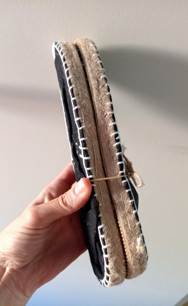 Alpargatas Negras Talla 35