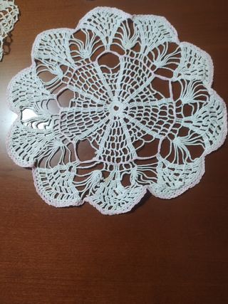 Manteles individuales de ganchillo hechos a mano