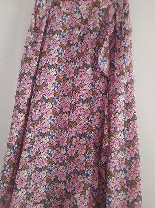 Falda larga floral