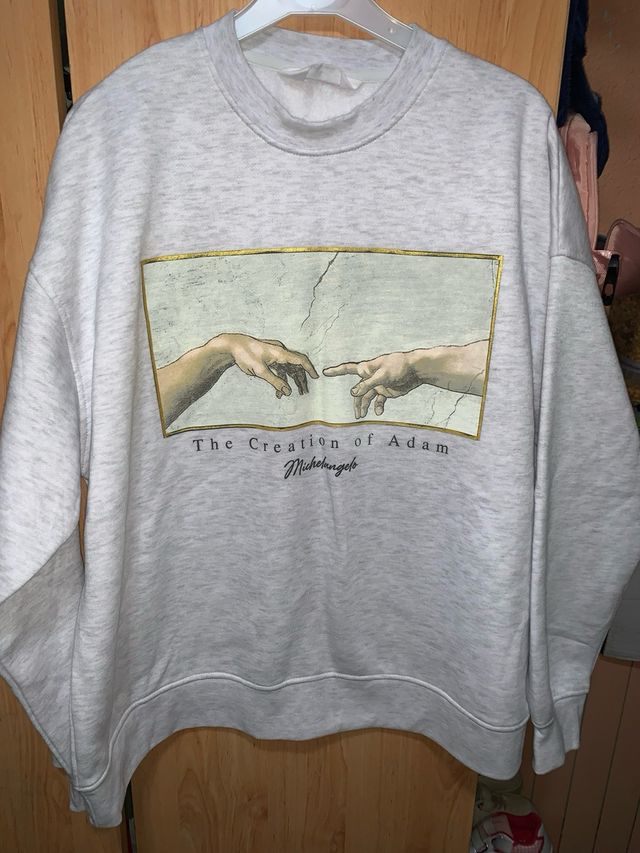 Felpa grigia da uomo L