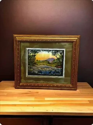 Meraviglioso quadro paesaggio colori brillanti