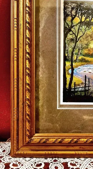 Meraviglioso quadro paesaggio colori brillanti