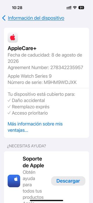 Apple Watch Series 9 (41mm) Plata