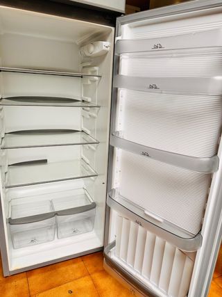 Nevera SABA blanca 170×60 inox fridge 
