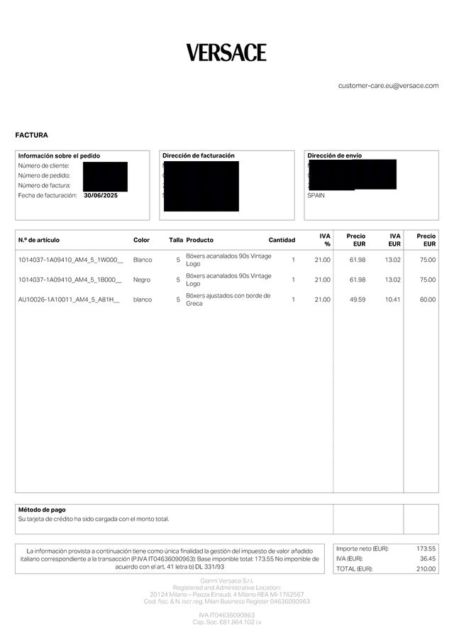 Boxers VERSACE negro nuevo a estrenar