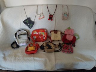 Lote bolsos y monederos niña