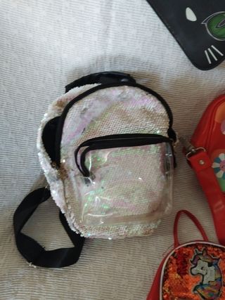 Lote bolsos y monederos niña