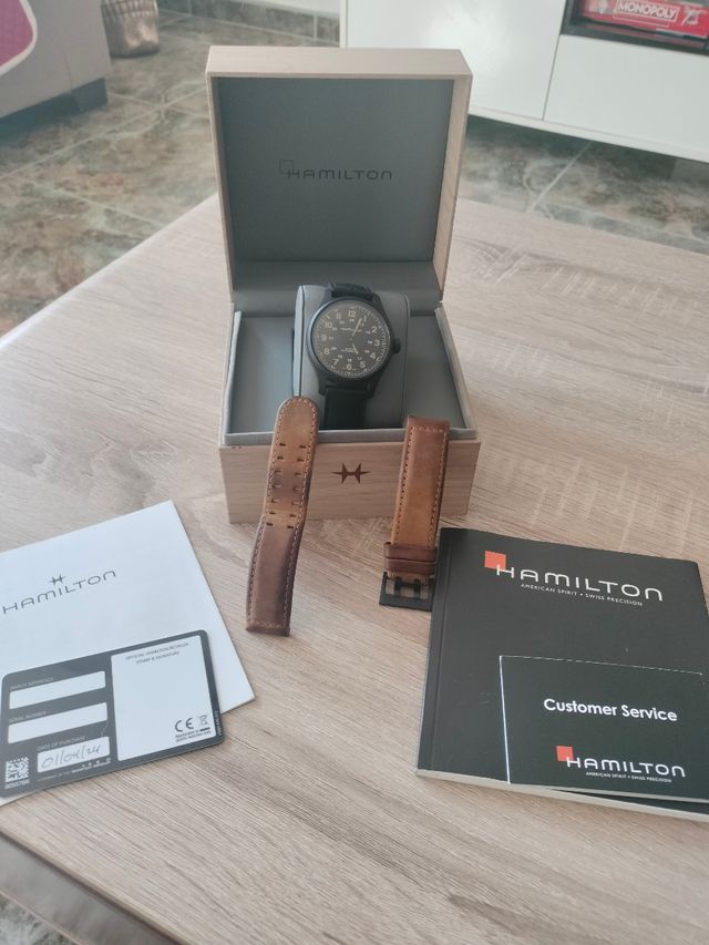 Reloj Hamilton Khaki Titanio Negro