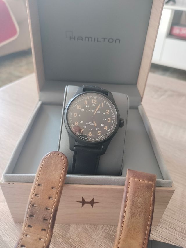 Reloj Hamilton Khaki Titanio Negro