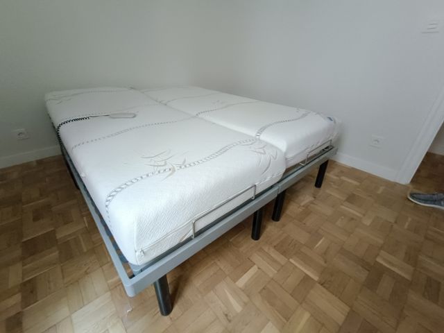 Cama articulada Kinglat 160 cm con colchones