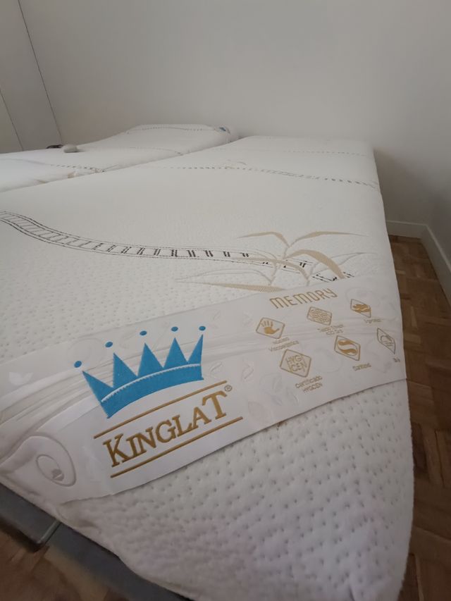 Cama articulada Kinglat 160 cm con colchones