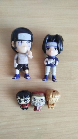 Lote 5 figuras anime y Harry Potter