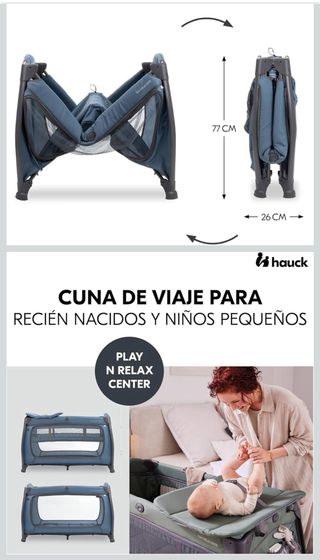 Cuna de viaje Hauck Play N Relax Center