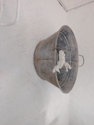 Barreños de zinc antiguos