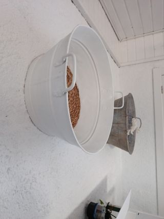 Barreños de zinc antiguos