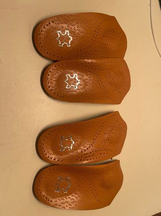 Solette in pelle marrone