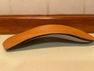 Solette in pelle marrone