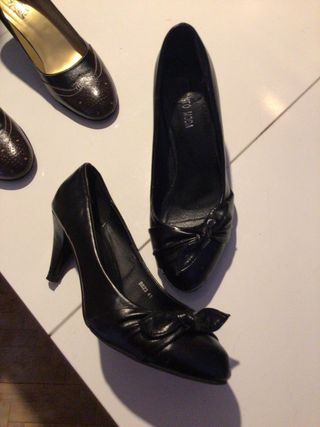 4 Pares Zapatos Tacón Talla 41