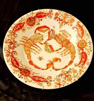 Piatto Bavaria Aragosta Anni '30-'40