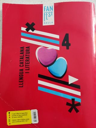 Llengua catalana i literatura 4t Secundària Lli...