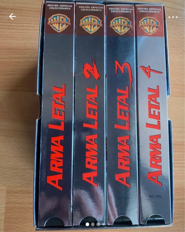 Saga Arma Letal VHS Edición Coleccionista